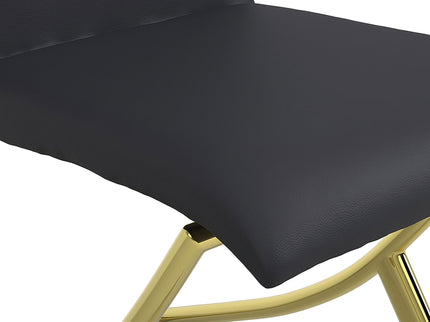 Dining Chairs (Set of 2) - Black / Gold
