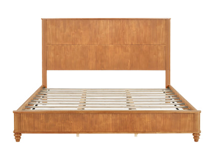 Platform Bed Frame & Tall Headboard