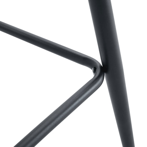 Bar Chair Set Comfortable With Metal Legs And Ergonomic Design