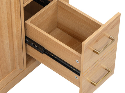 Bathroom Vanity & Sink, Soft Close Doors & Drawers - Wood