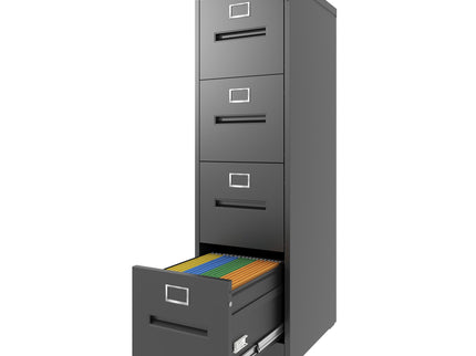 Premium Drawer File Cabinet With Lock, Metal Vertical Design, A4 Legal / Letter Size