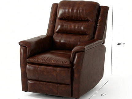Swivel Recliner With Manual Adjustable Footrest