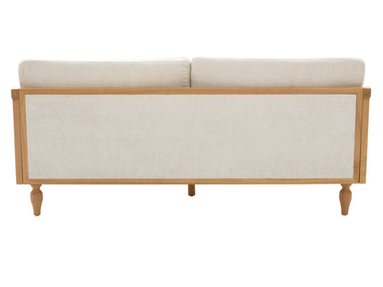 Loveseat Sofa With Armrests - Black