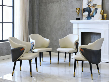Dining Chairs Ergonomic (Set of 2) - Beige