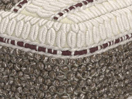 Grady - Handcrafted Square Pouf