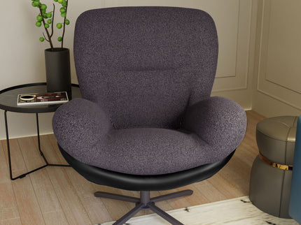360° Swivel Office Chair, No Wheels
