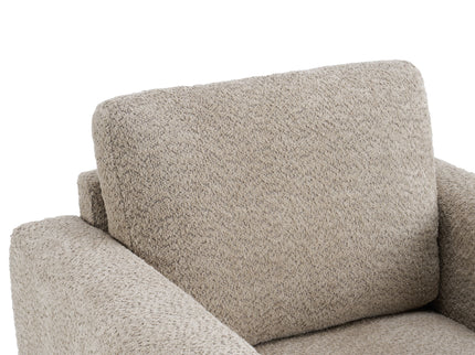 Upholstered Accent Armchair With Square Arm