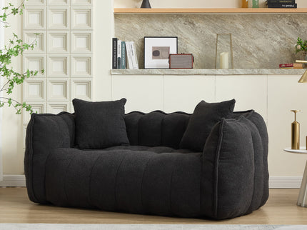 Cozy Beanbag Chair With High Resilience Foam Core For 2