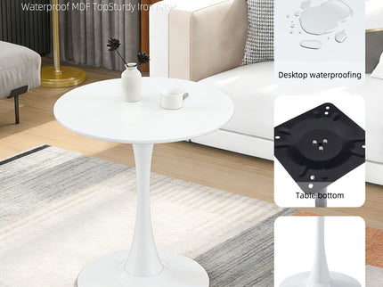 Round Dining Table With Tulip Style Base