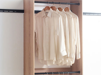 Devi - Wall Mounted Wood Closet System & Modular Design