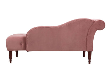 Samuel - Tufted Roll Arm Chaise Lounge