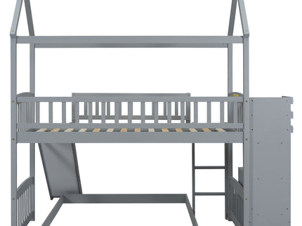 House Bunk Bed With Slide