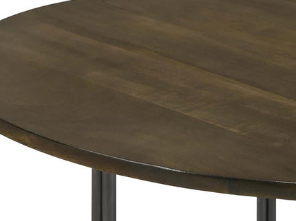 Accent Table With Slim Tripod Base - Brown