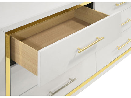 Chesney - 6 Drawer Bedroom Dresser - White