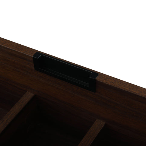 Modern Floating Bathroom Vanity With Dual Resin Sink, Soft Close Drawers