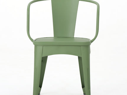 3 Piece Bistro Set With Table And 2 Chairs - Green