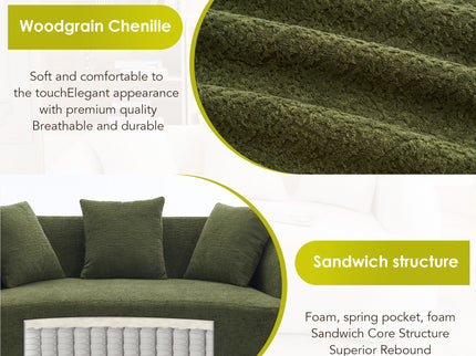Loveseat Sofa, Compact Design For Small Spaces