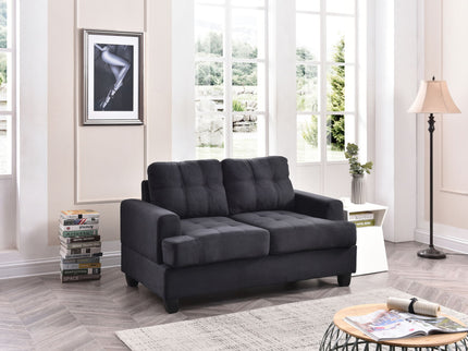 Stylish Transitional Loveseat For Two