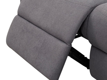 3 Piece Reclining Sofa Set With 150° Deep Recline, 3 Seat Couch, Loveseat & Single Recliner - Gray