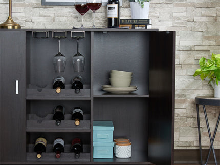 Hazen - Wine Cabinet II - Espresso