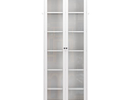 Kitchen Pantry Cabinet With 5 Adjustable Shelves, Freestanding Storage For Kitchen - White