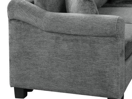 Contemporary U - Shaped Sectional Sofa With Movable Storage Ottoman