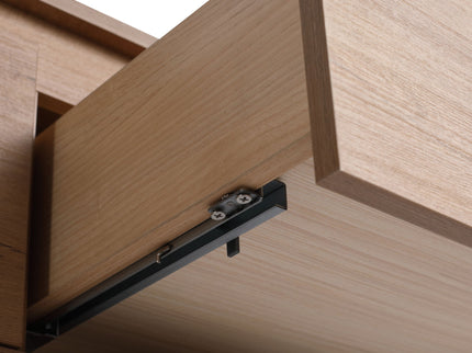 Modern Minimalist 60" Bathroom Cabinet With Soft Close Drawers And Floating Mounting Design - Imitative Oak