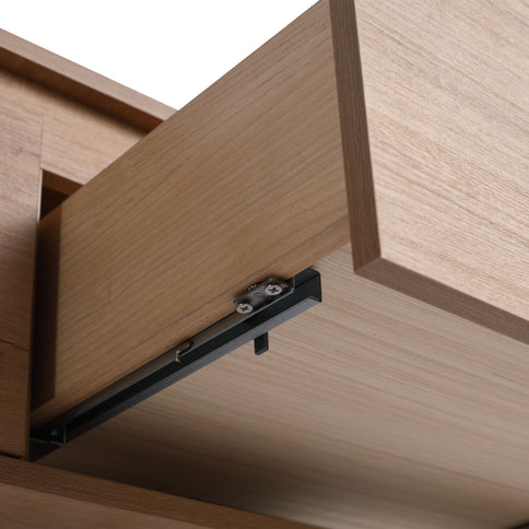 Modern Minimalist 60" Bathroom Cabinet With Soft Close Drawers And Floating Mounting Design - Imitative Oak