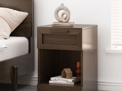 Broxon - Rustic Drawer Nightstand