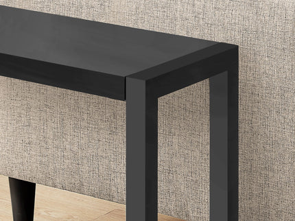 Accent Side Table, Narrow, Small, 2 Tier, Contemporary And Modern
