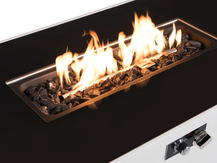 Rectangular Fire Pit With Frame Elegant Design