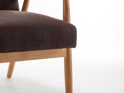 Wide Classic Mid-Century Modern Arm Chair