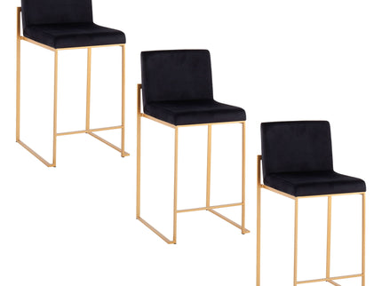Fuji - Contemporary High Back Stylish Counter Stool