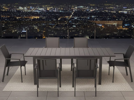 Patio Stackable Dining Chairs (Set of 4)