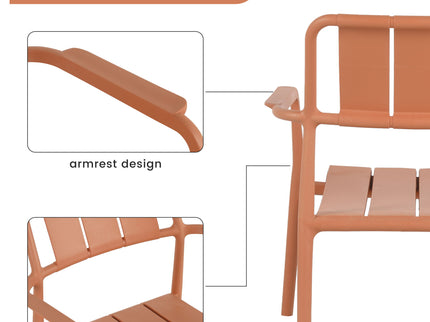 3 Piece Indoor / Outdoor Leisure Table And Chair Set