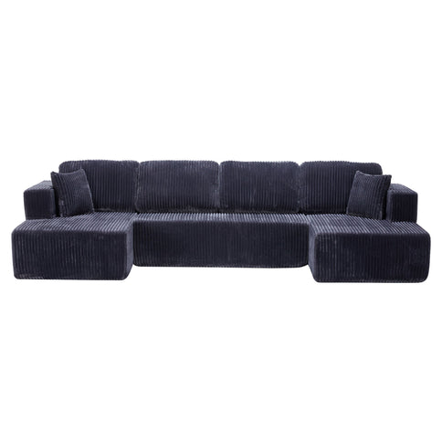 U-Shape Modular Sectional Sofa For Living Room