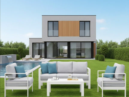 Outdoor Patio Set With All-Weather Thick Cushions