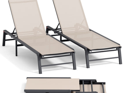 Chaise Lounge Outdoor (Set of 2)