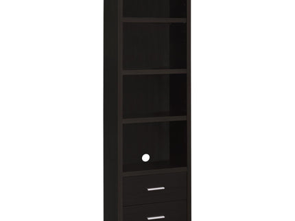 Barnaby - 4 Piece Rectangular Entertainment Center - Cappuccino