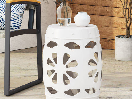 Large Metal End Table