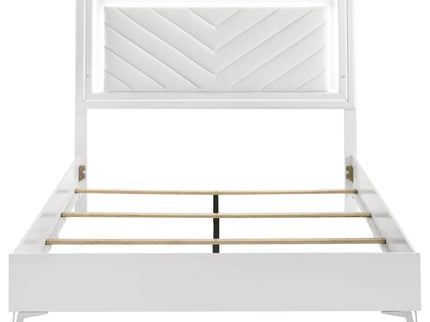 Buckley - Panel Bed With LED Trim