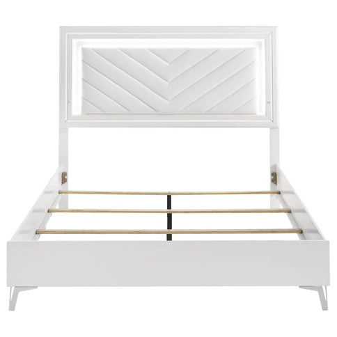 Buckley - Panel Bed With LED Trim