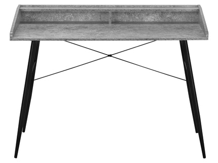 Computer Desk For Home Office, Sturdy Construction, Storage Shelves