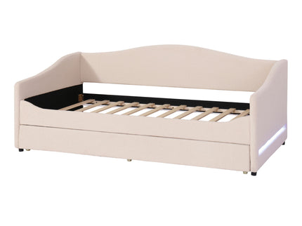 Design Upholstered Daybed With Light And Trundle