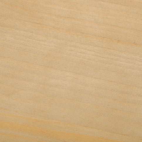 X-Frame Console Table, Angled Cross Leg Design, Rounded Edges - Natural
