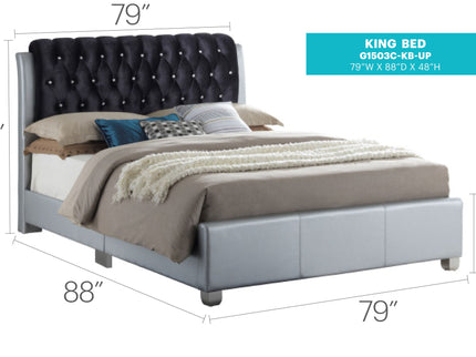 Tufted Upholstered Bed