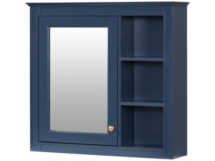 Wall Mounted Medicine Cabinet With Mirror And 3 Open Shelves