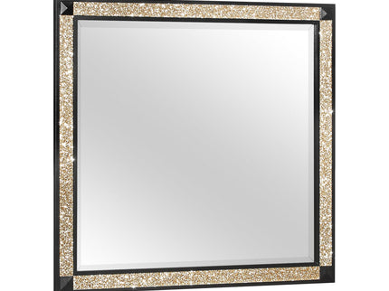 Lively - Bedroom Set With Glitter Detail And Padded Headboard