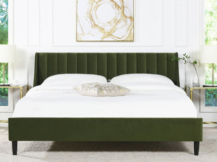 Aspen - Vertical Tufted Modern Headboard Platform Bed Set