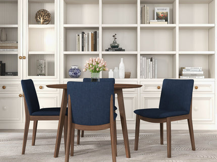 Laura - Mid-Century Modern Solid Wood Dining Chair (Set of 2)